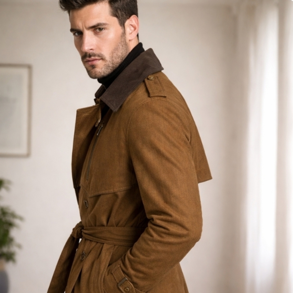 Harry Rosen | Harry II Vintage Inspired Lined Trench Coat - Picture 3 of 16